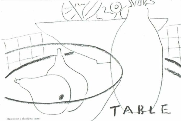 2020.7.24(金・祝)〜8.9(日)「TABLE」展